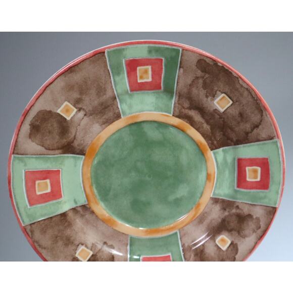 Vintage PTS International Interiors Catalina Saucer Plates Set of 5 STONEWARE - Picture 2 of 4